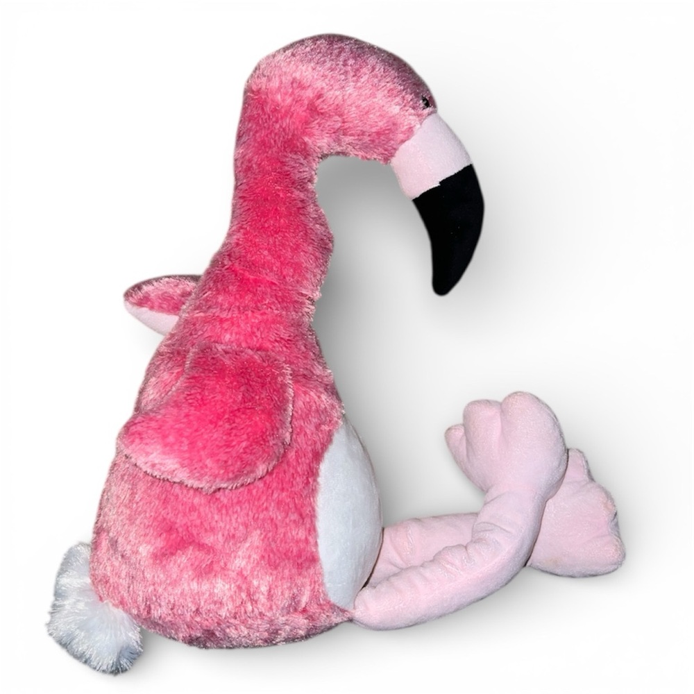 Fiesta FLAMINGO Hot Pink Plush Stuffed Animal Bird Floppy Toy 18” Large NWOT